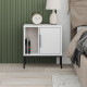 Table de chevet BRAVA - 45 cm - Blanc