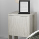 Table d'appoint PIVA - 30 cm - Façon travertin