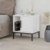 Table de chevet BRAVA - 45 cm - 2 finitions au choix