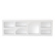 Meuble TV ALVARO - 160 cm - Blanc satin