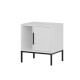 Table de chevet BRAVA - 45 cm - Blanc