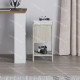 Table d'appoint PIVA - 30 cm - Façon travertin