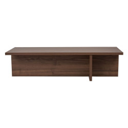 Table basse TIMEO - 120 cm - Noyer