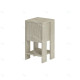 Table d'appoint PIVA - 30 cm - Façon travertin