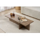 Table basse TIMEO - 120 cm - Noyer