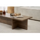 Table basse TIMEO - 120 cm - Noyer