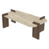 Table basse LINARIA - 120 cm - 2 finitions au choix