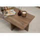 Table basse TIMEO - 120 cm - Noyer