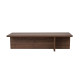 Table basse TIMEO - 120 cm - Noyer