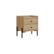 Table de chevet MIRANDA - 45 cm - Chêne