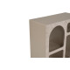 Meuble à niches CASELLA - 80 cm - Travertin & Sable