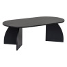 Table basse ovale ELIVA - 120 cm - 3 finitions au choix