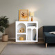Meuble à niches CASELLA - 80 cm - Blanc mat