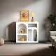 Meuble à niches CASELLA - 80 cm - Blanc mat