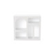 Meuble à niches CASELLA - 80 cm - Blanc mat