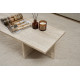 Table basse TIMEO - 120 cm - Façon travertin