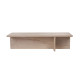 Table basse TIMEO - 120 cm - Façon travertin