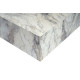 Table basse CUBRA - 90 cm - Façon marbre blanc de Carrare