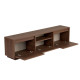Meuble TV ARDENA - 160 cm - Noyer