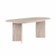 Table à manger Extensible VERONA - 160 à 200 cm - Façon travertin