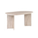 Table à manger Extensible VERONA - 160 à 200 cm - Façon travertin