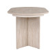 Table à manger Extensible VERONA - 160 à 200 cm - Façon travertin