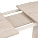 Table à manger Extensible VERONA - 160 à 200 cm - Façon travertin