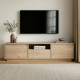 Meuble TV ARDENA - 160 cm - Chêne