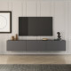 Meuble TV suspendu NORDEA - 150 cm - Anthracite