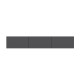 Meuble TV suspendu NORDEA - 150 cm - Anthracite