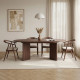 Table à manger Extensible VERONA - 160 à 200 cm - Noyer