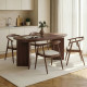 Table à manger Extensible VERONA - 160 à 200 cm - Noyer