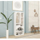 Colonne de rangement CUEVA - 150 cm - Blanc mat
