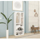 Colonne de rangement CUEVA - 150 cm - Blanc mat