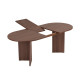 Table à manger Extensible VERONA - 160 à 200 cm - Noyer