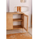Buffet bas WOODSY - Chêne miel & cannage - 180 cm