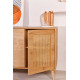 Buffet bas WOODSY - Chêne miel & cannage - 180 cm