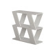 Étagère ou table de séparation ORIGA - Blanc mat - 60 cm