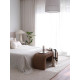 Banc ARCOLA - 106 cm - Velours Teddy Brun