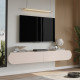 Meuble TV suspendu CURVIA - 200 cm - Sable