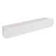 Meuble TV suspendu CURVIA - 200 cm - Blanc