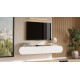 Meuble TV suspendu CURVIA - 200 cm - Blanc