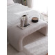 Banc ARCOLA - 106 cm - Velours côtelé Crème