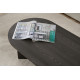 Table basse NYRO - Chêne cérusé noir mat