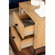 Table de chevet KIVAS - Noyer & Noir