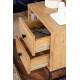 Table de chevet KIVAS - Noyer & Noir