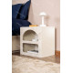 Table de chevet CUEVA - Travertin & Sable