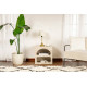 Table de chevet CUEVA - Travertin & Sable