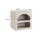 Table de chevet CUEVA - Travertin & Sable