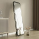 Miroir sur pied ONDARA - Black - 160 cm